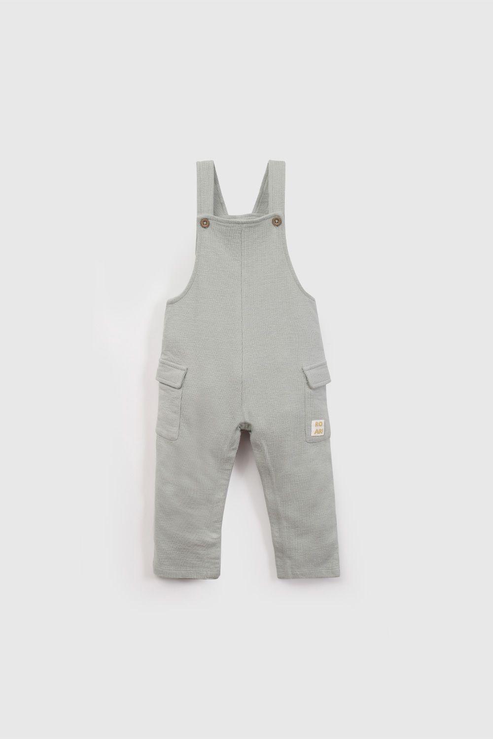 Conjunto Jardinera Y Body Verde De Niño COPO0197V26-2