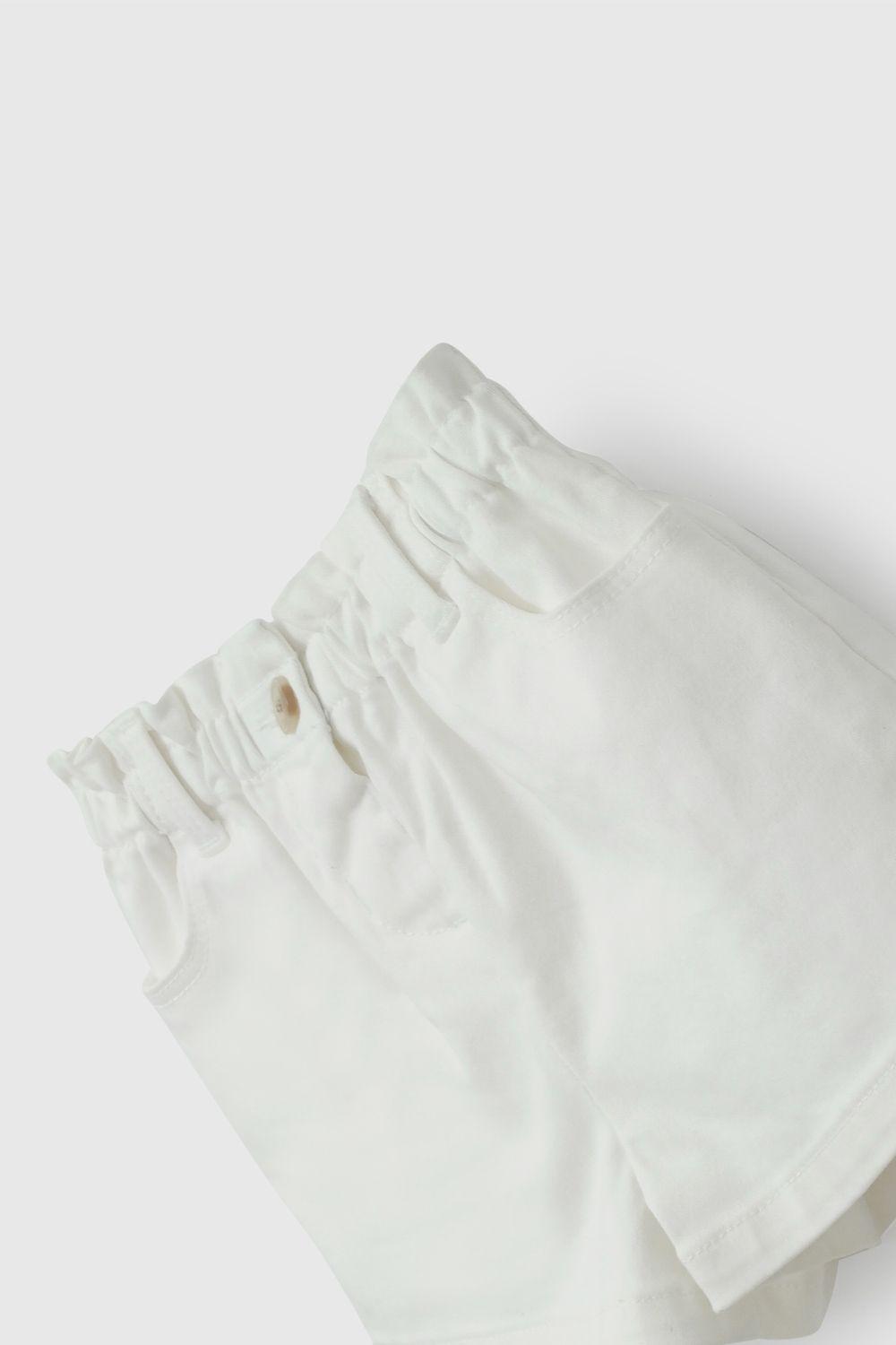 Short Niña Blanco 58033 Colloky-2