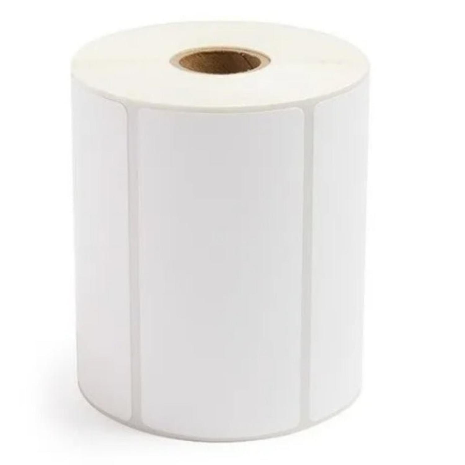 Etiqueta autoadhesiva semibrillo 100x50mm para Zebra y otras-0