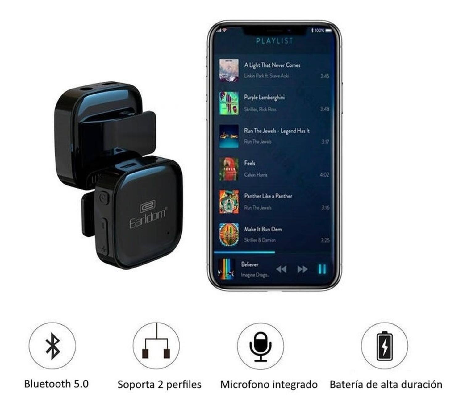 Audífonos Manos Libre Bluetooth Híbrido-4