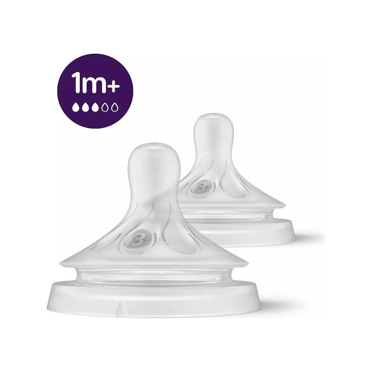 Tetina Avent Natural Response 1m+ Flujo 3 - SCY963/02-2