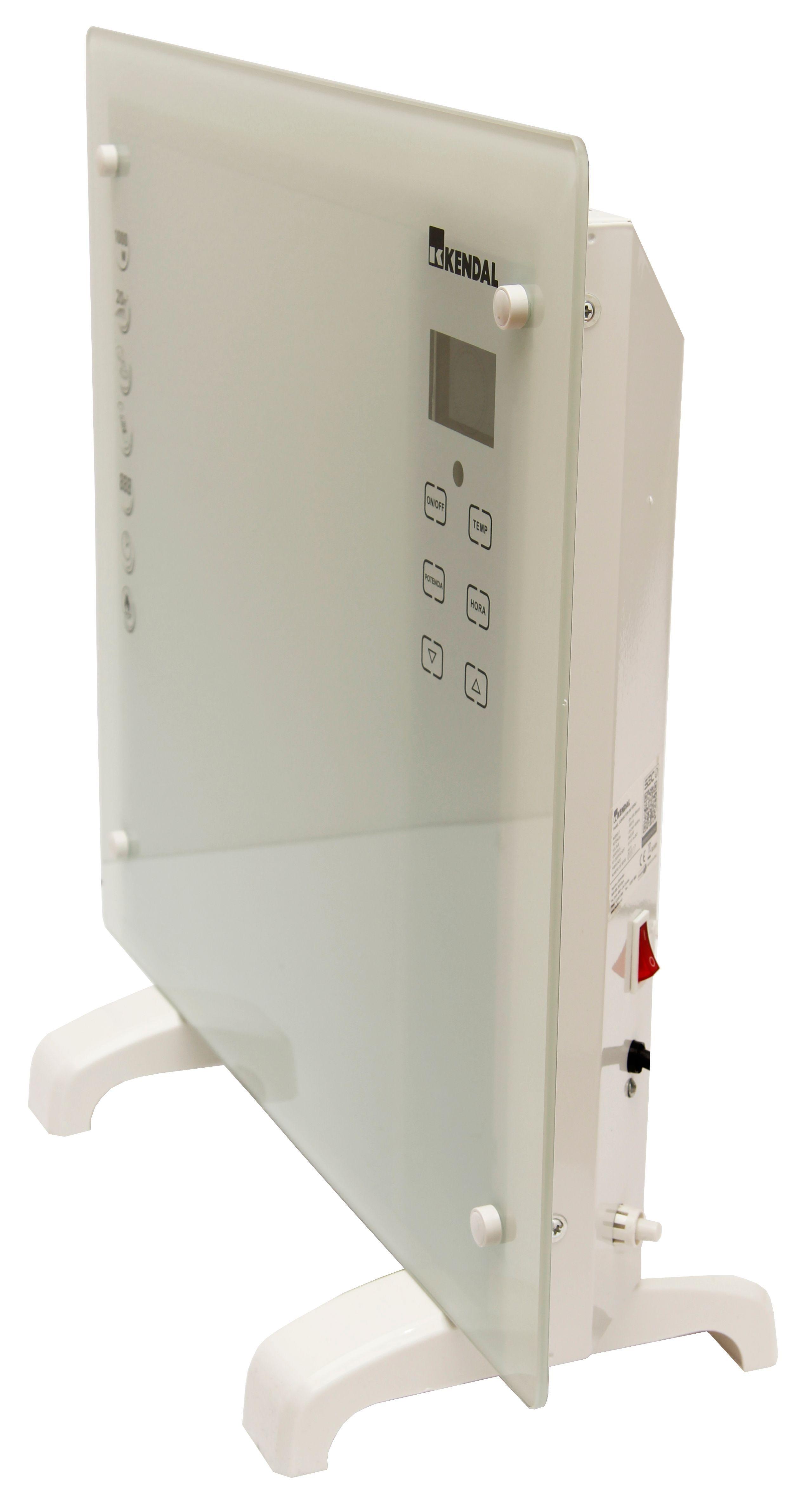 Panel Convector De Vidrio Templado Blanco Gh-10R-1