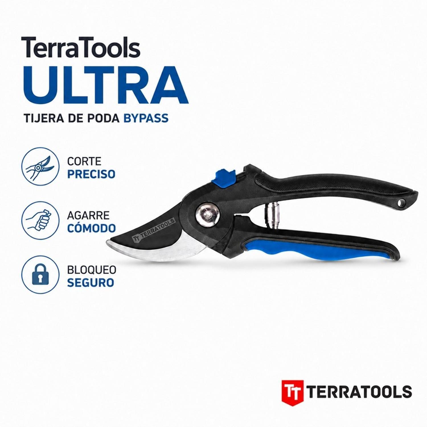 Tijera de Podar ByPass Ultra TerraTools-6