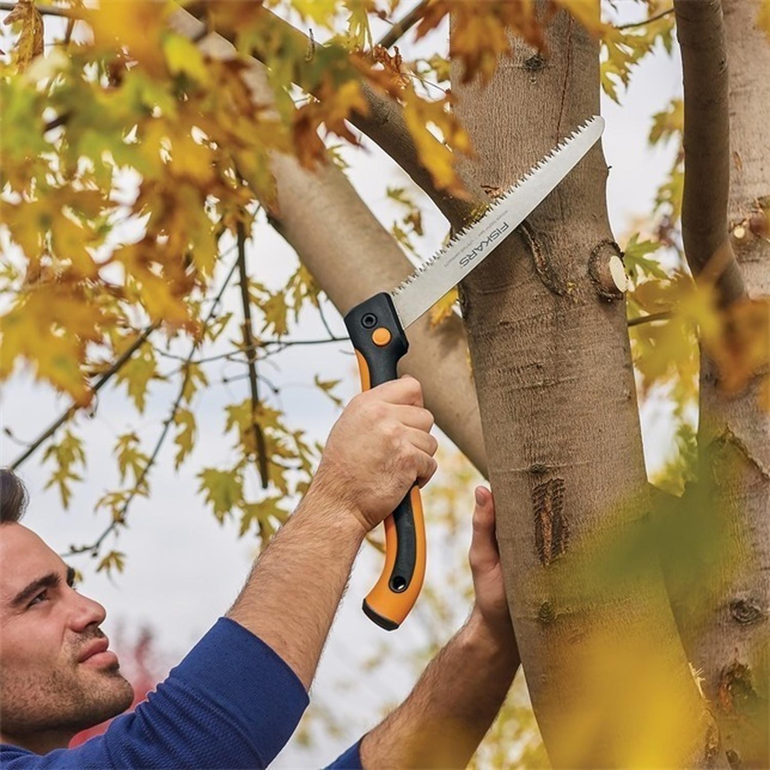 Sierra Serrucho De Poda Plegable 3 Posiciones 25 Cm Fiskars-2