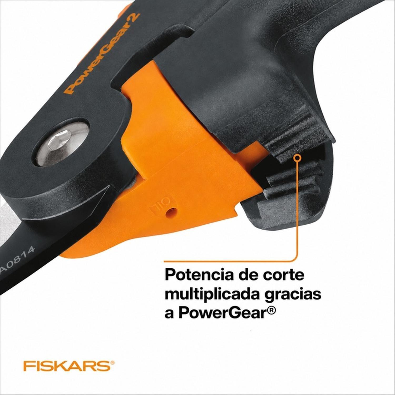 Tijera De Podar Fiskars PowerGear2 Mango Giratorio-3