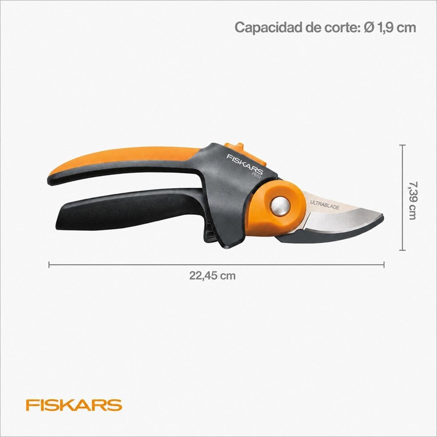 Tijera De Podar Fiskars PowerGear2 Mango Giratorio-4