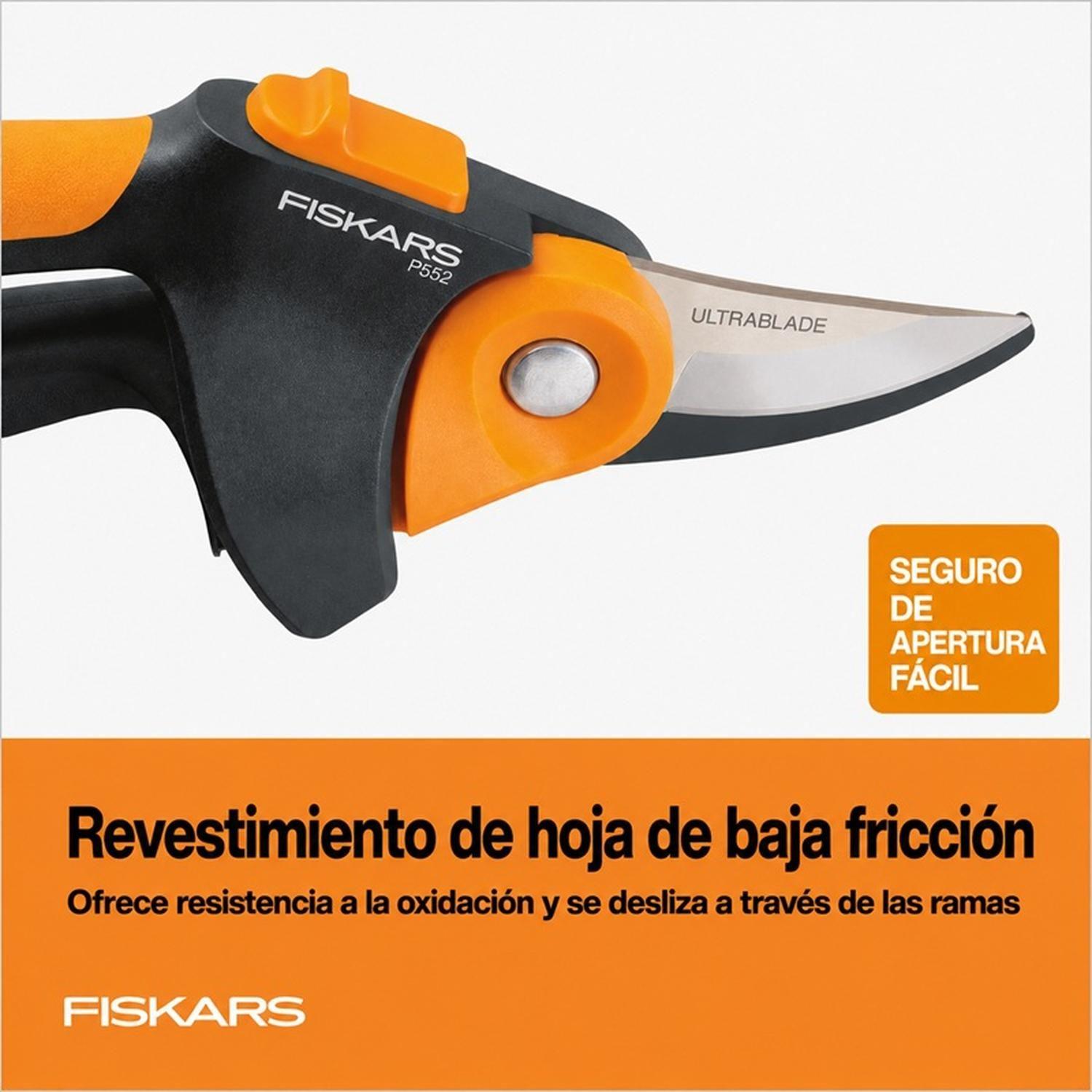 Tijera De Podar Fiskars PowerGear2 Mango Giratorio-5