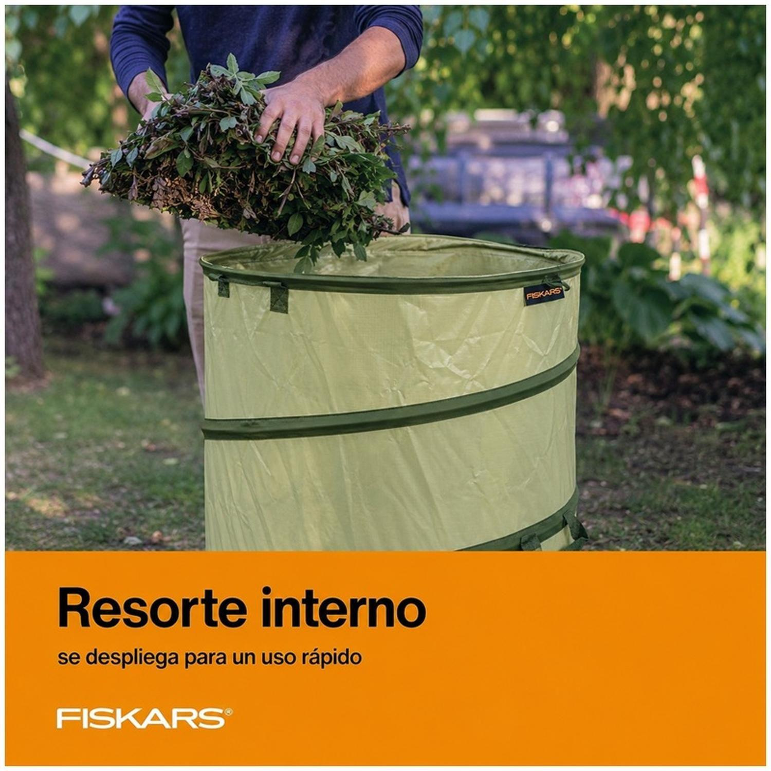 Contenedor Plegable Multiuso Fiskars Jardín de 113Lts-2