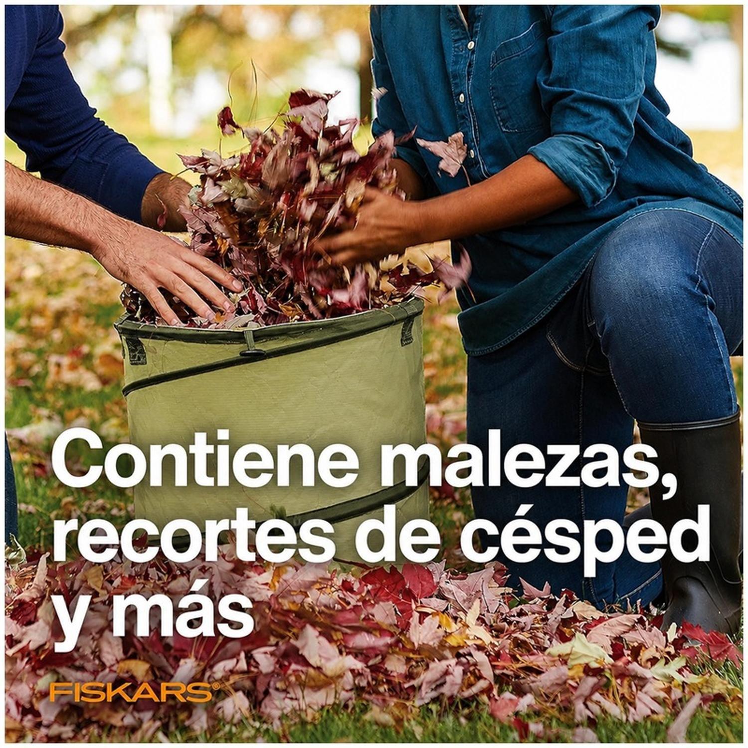 Contenedor Plegable Multiuso Fiskars Jardín de 113Lts-5