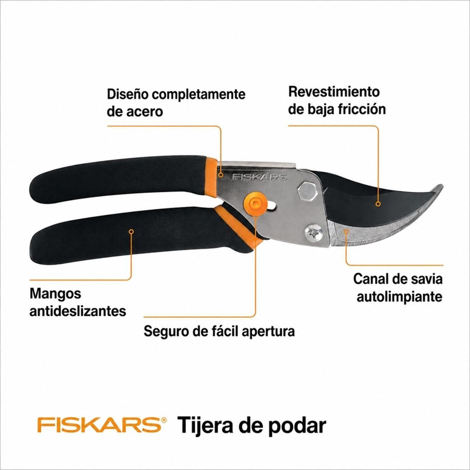 Tijera de Podar FISKARS Corte Bypass 1.6 cm-2