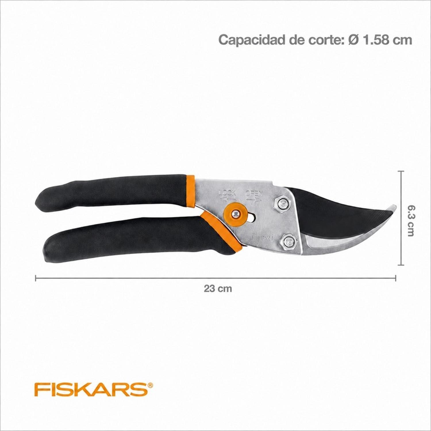 Tijera de Podar FISKARS Corte Bypass 1.6 cm-3