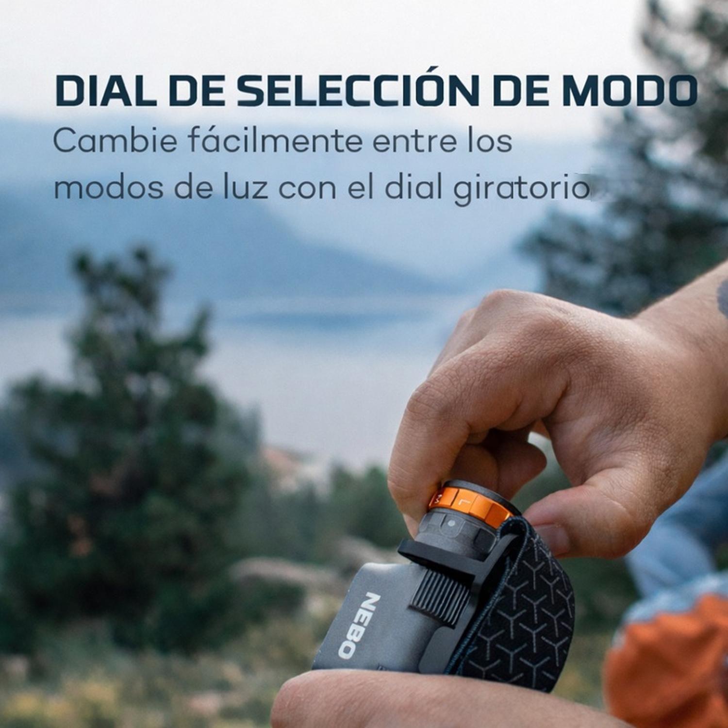 Linterna Frontal Recargable NEBO Transcend 1500 Lúmenes-3