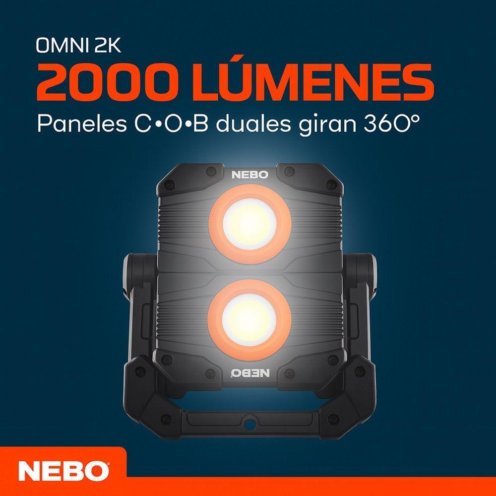 Linterna Recargable Omni 2K NEBO 2000 Lúmenes -2