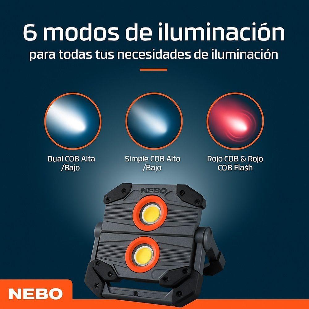 Linterna Recargable Omni 2K NEBO 2000 Lúmenes -3