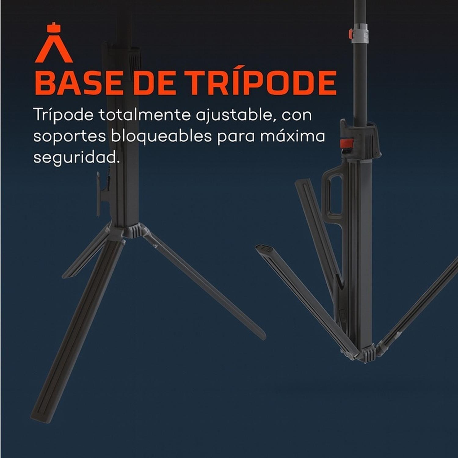 Luz de Trabajo Led Trípode Recargable NEBO 4K 4000 Lúmenes-5