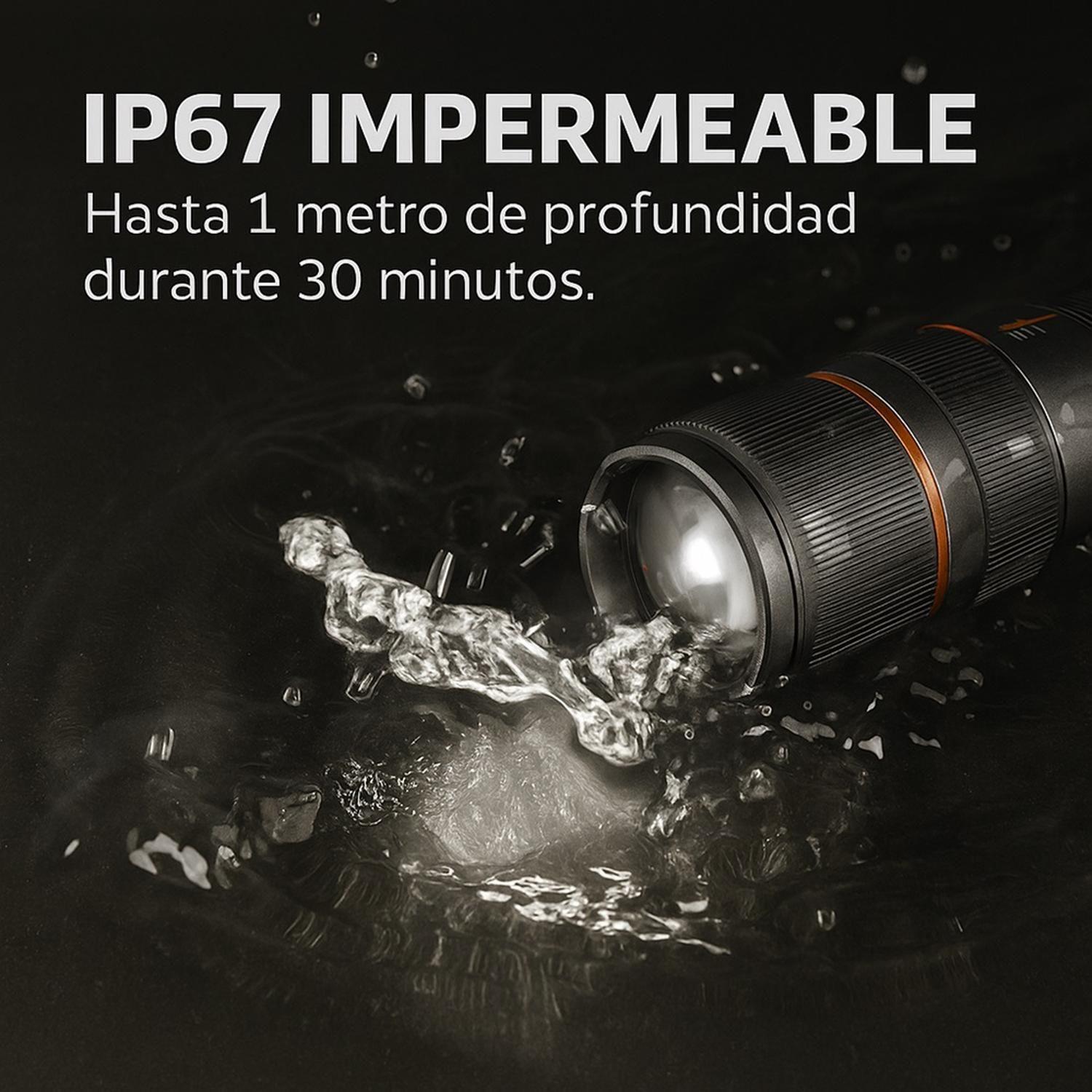 Linterna Recargable NEBO Davinci™ 1000 Lúmenes-4