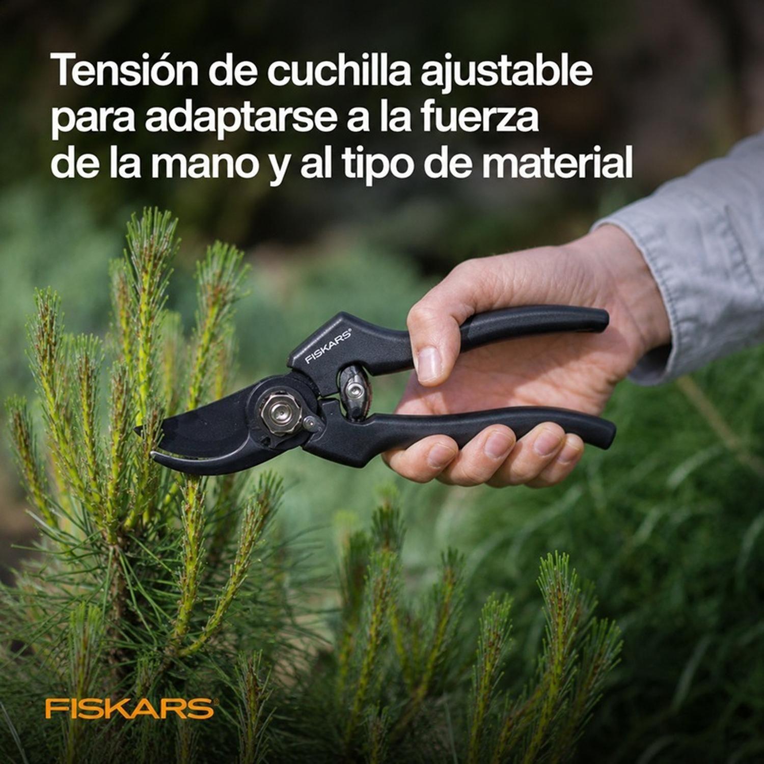 Tijera De Podar Fiskars Pro Corte Bypass 2.5 Cm Jardín-3