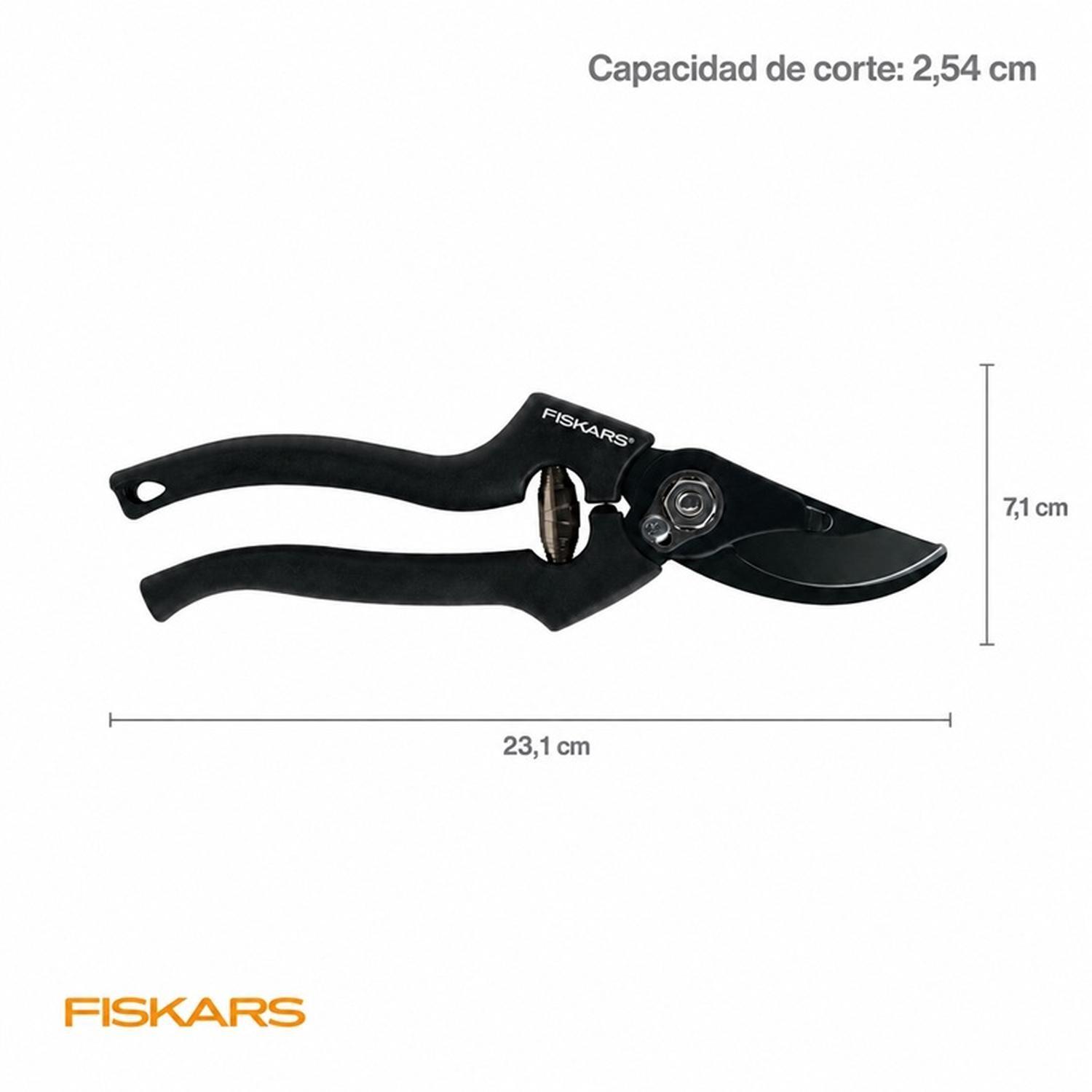 Tijera De Podar Fiskars Pro Corte Bypass 2.5 Cm Jardín-4
