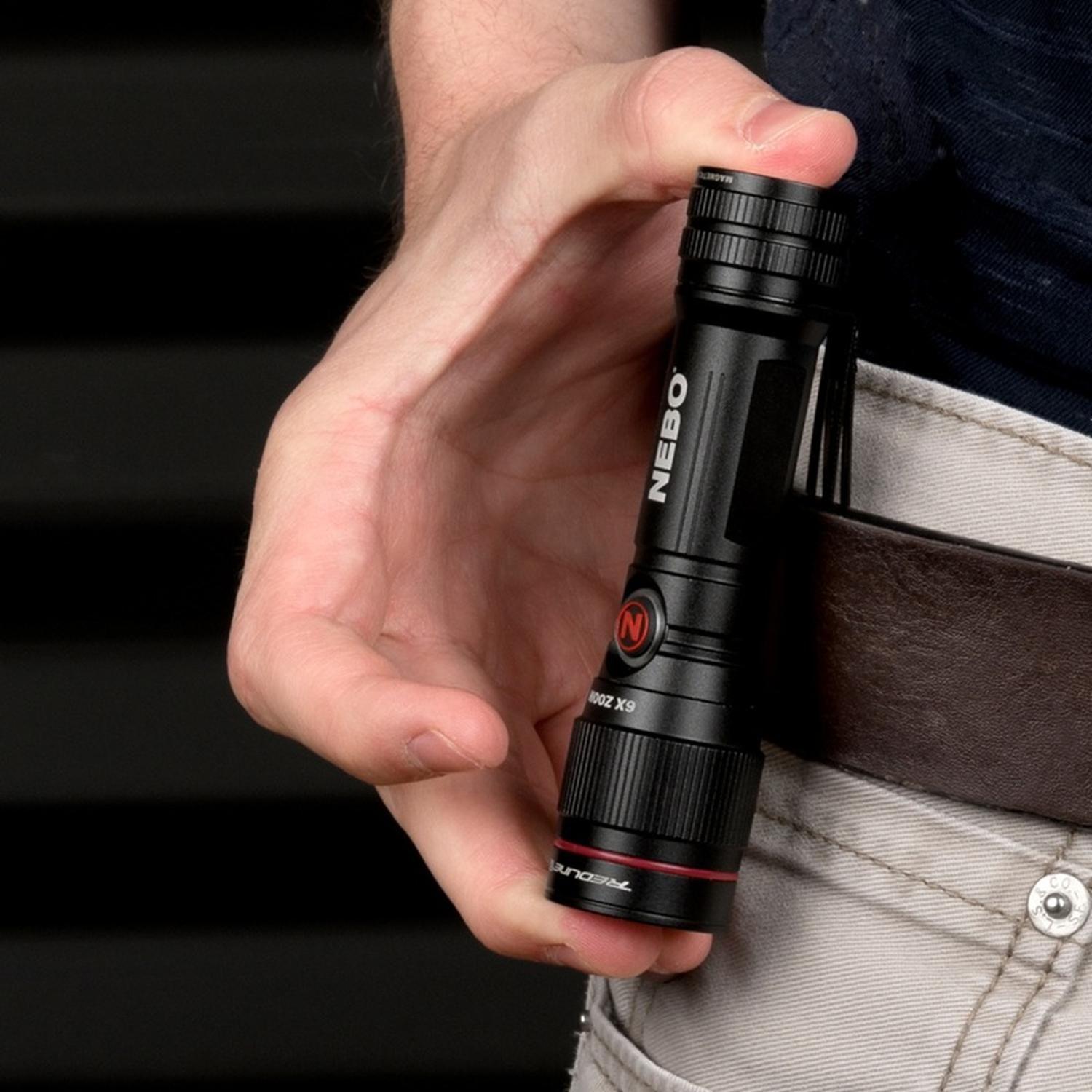 Linterna Táctica Recargable / Pilas Nebo Redline 450 Lúmenes-8