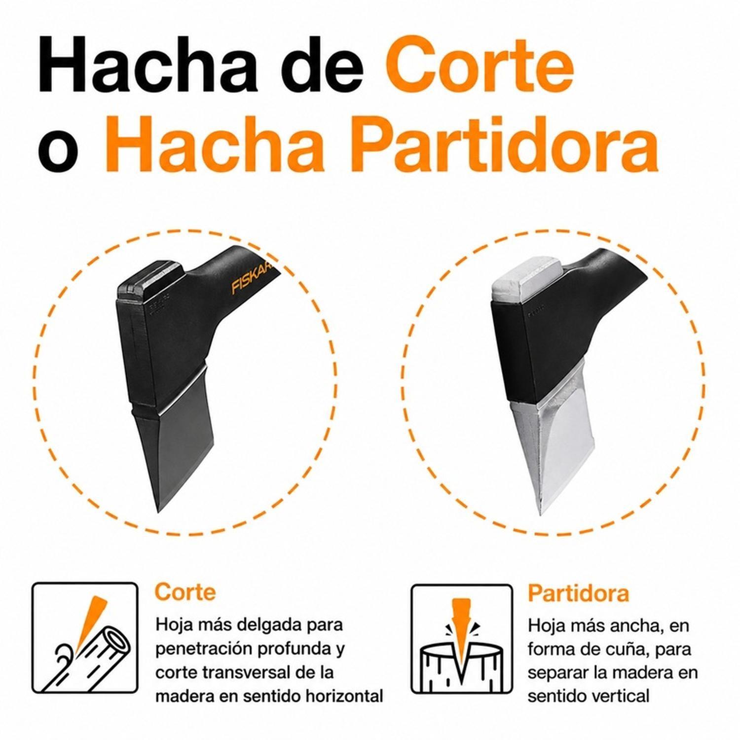 Hacha Partidora Fiskars Serie X27 (91 Cm)-7
