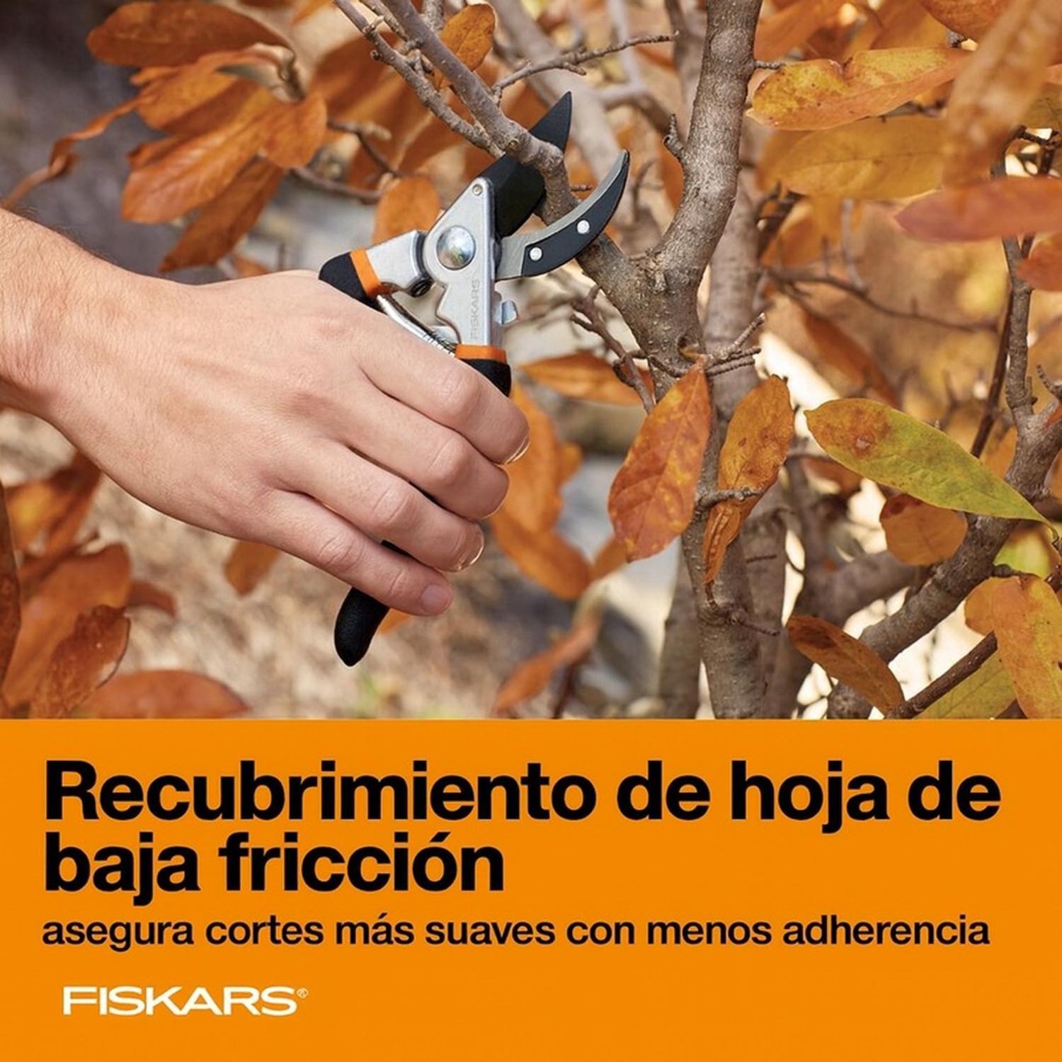 Tijera de Podar Bypass Corte 1,6 cm Fiskars para Jardinería-2