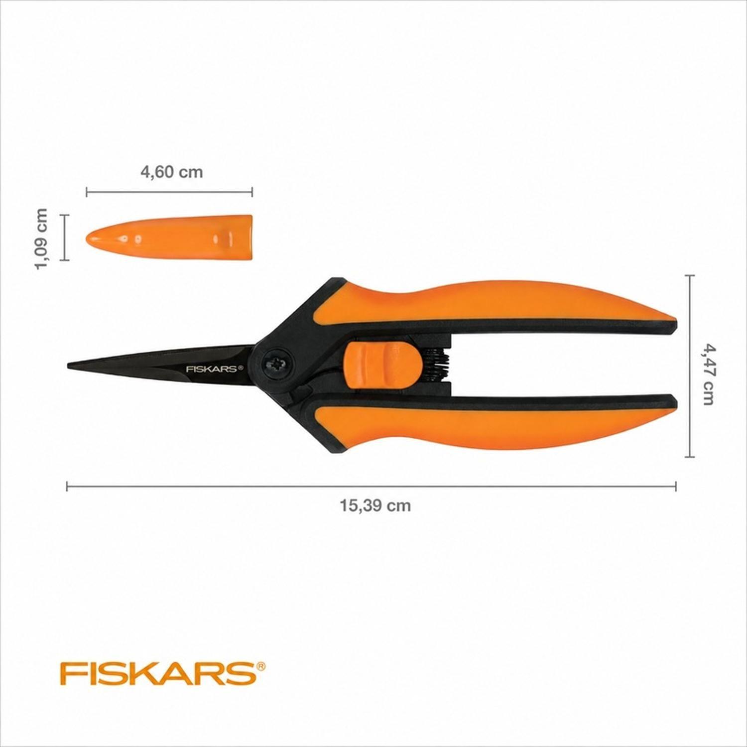 Tijeras De Podar Micropunta de Precisión Fiskars Jardín-4