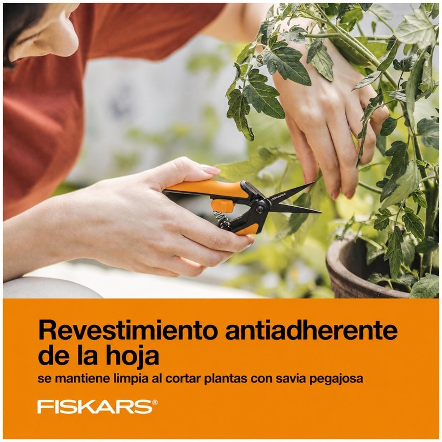 Tijeras De Podar Micropunta de Precisión Fiskars Jardín-6