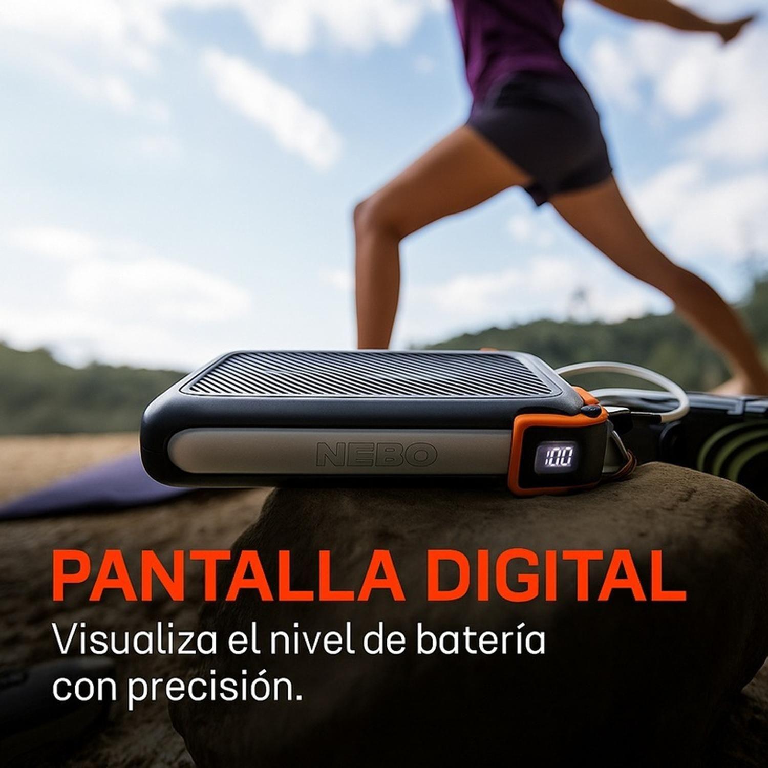 Batería Externa Nebo Rambler 20000 mAh con Luz LED-2