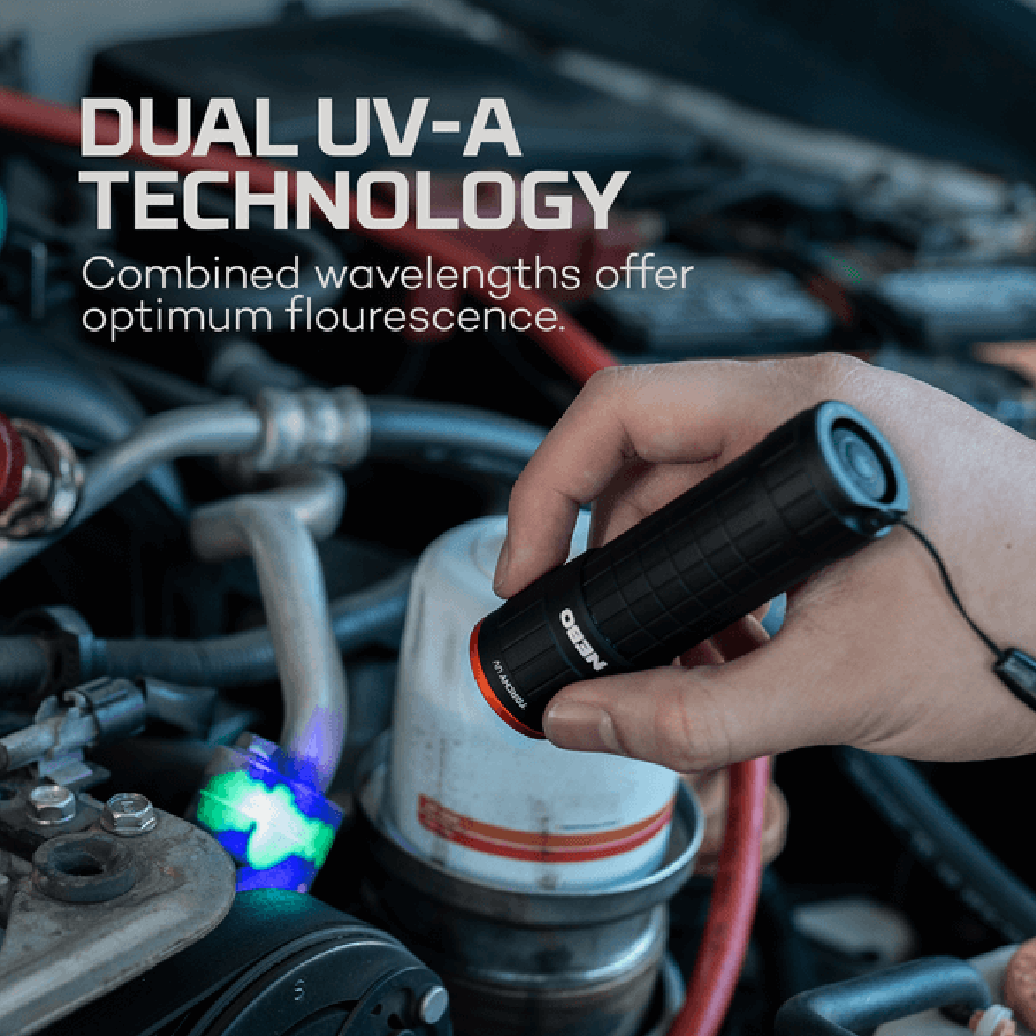 Linterna Torchy UV y BlackLight con tecnología UV-A de doble banda-5