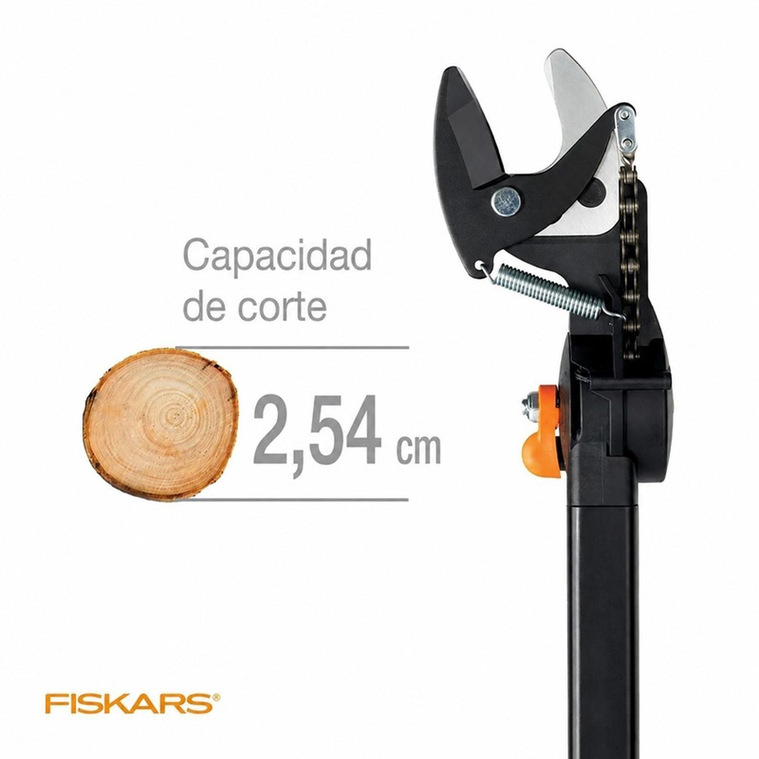 Podador De Altura Fiskars Con Cadena Power Stroke 1,5 M-4