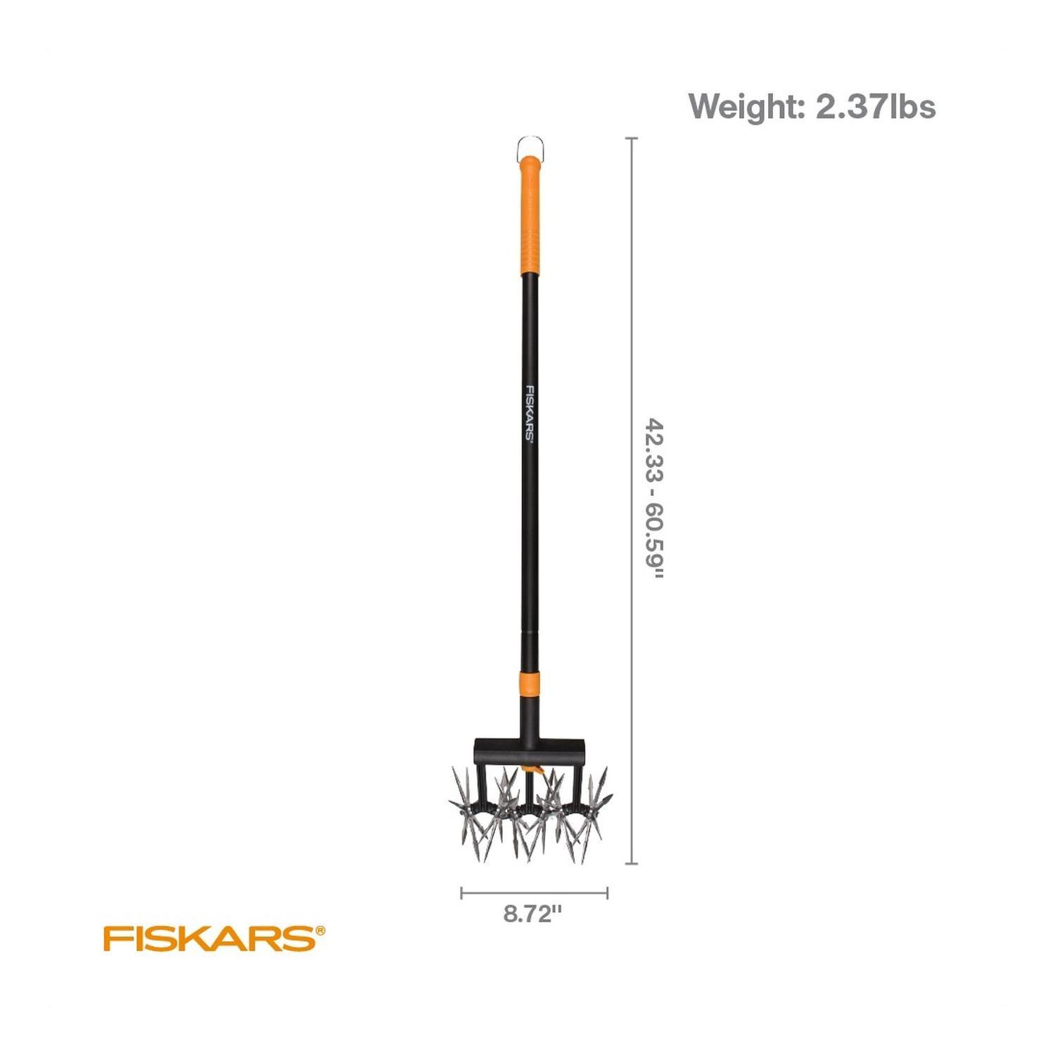 Cultivador Rotatorio Fiskars Jardin Mango Extensible Tierra-2