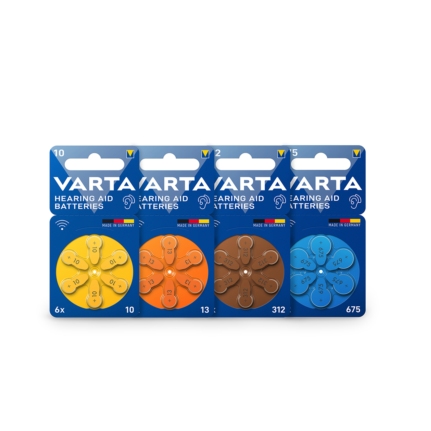Pack 60 Pilas Varta Audífono Tamaño 10-9