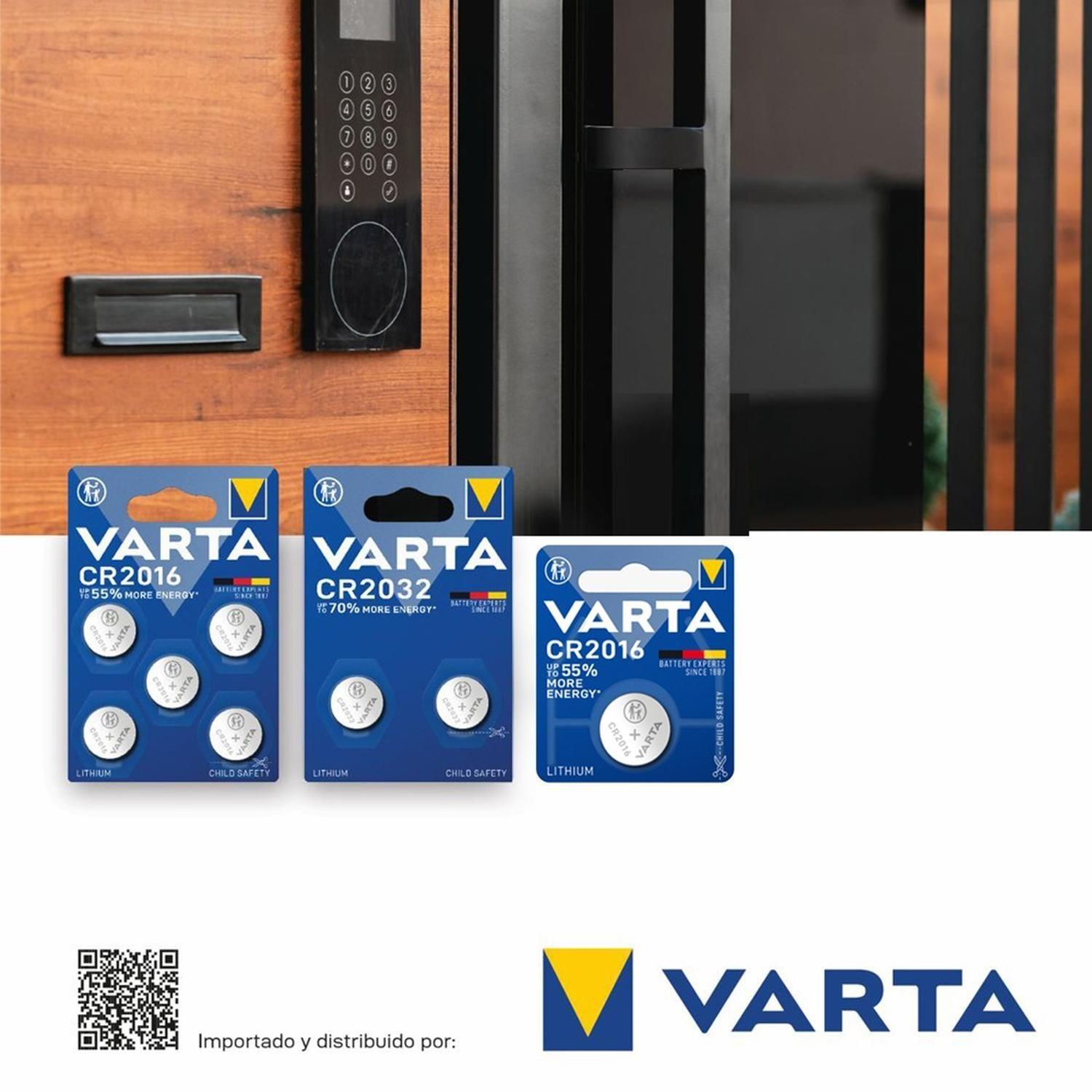 Pila CR2032 Litio Botón Varta 10 unidades para Reloj y Dispositivos-3