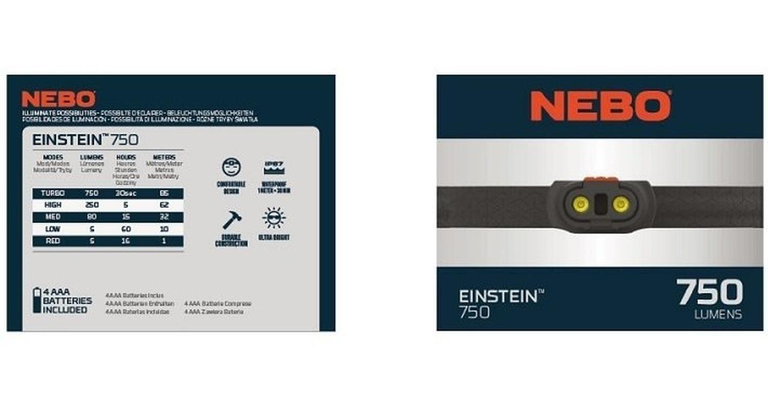 Linterna Frontal Led Nebo Einstein 750 Lumenes-7