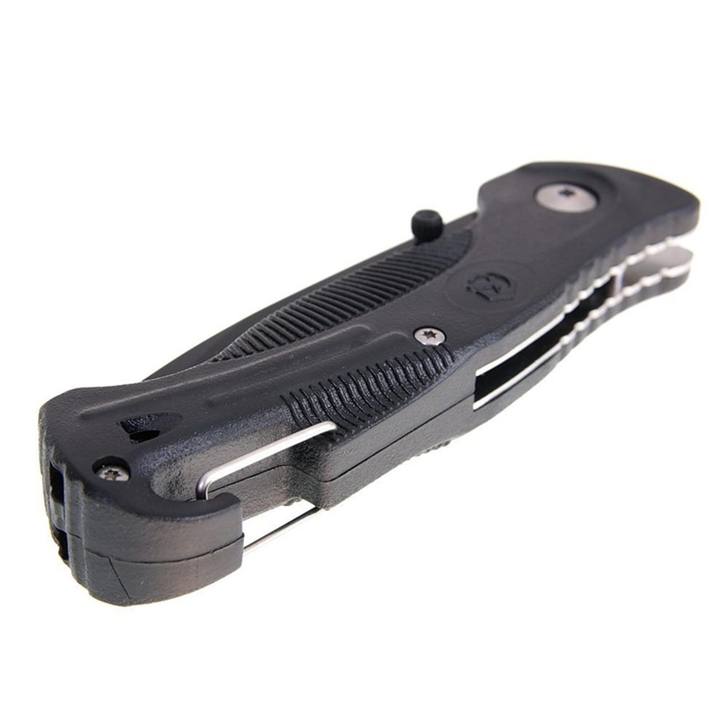 Cuchillo Plegable Táctico Ganzo G611 Con Silbato Y Mosquetón-6