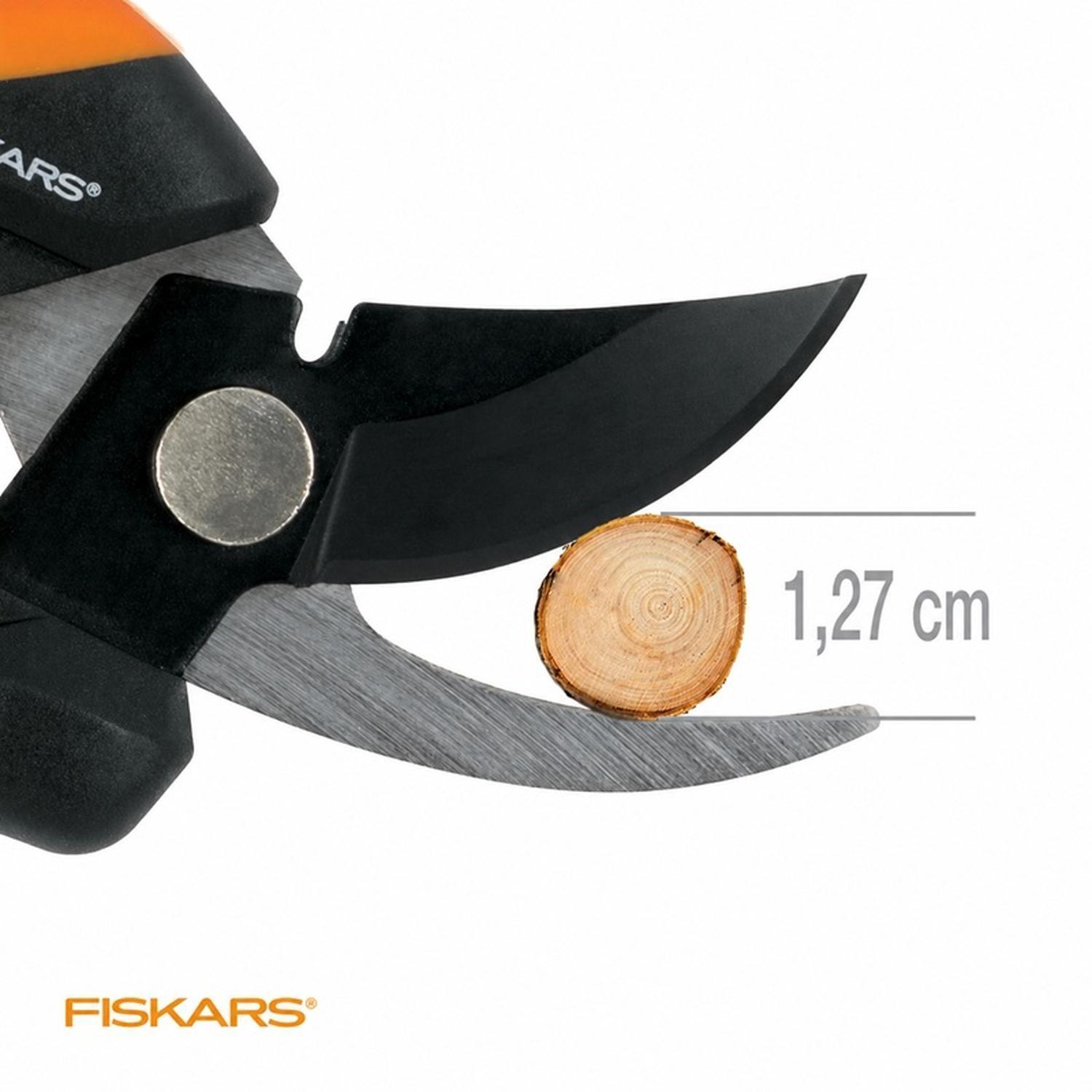 Tijera De Podar Flores Fiskars Con Pelador De Tallos-4