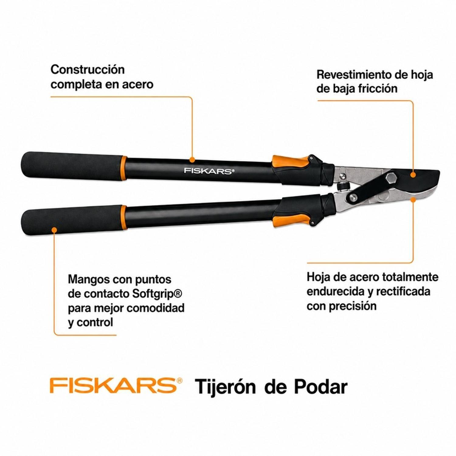 Tijerón de podar Cortarramas extensible Power-Lever FISKARS-2