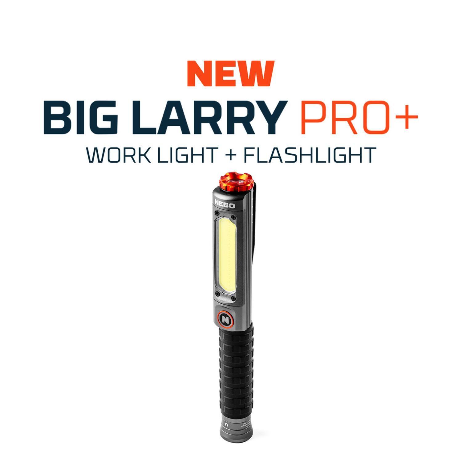 Linterna Recargable con luz de trabajo NEBO Big Larry PRO+ 600-9