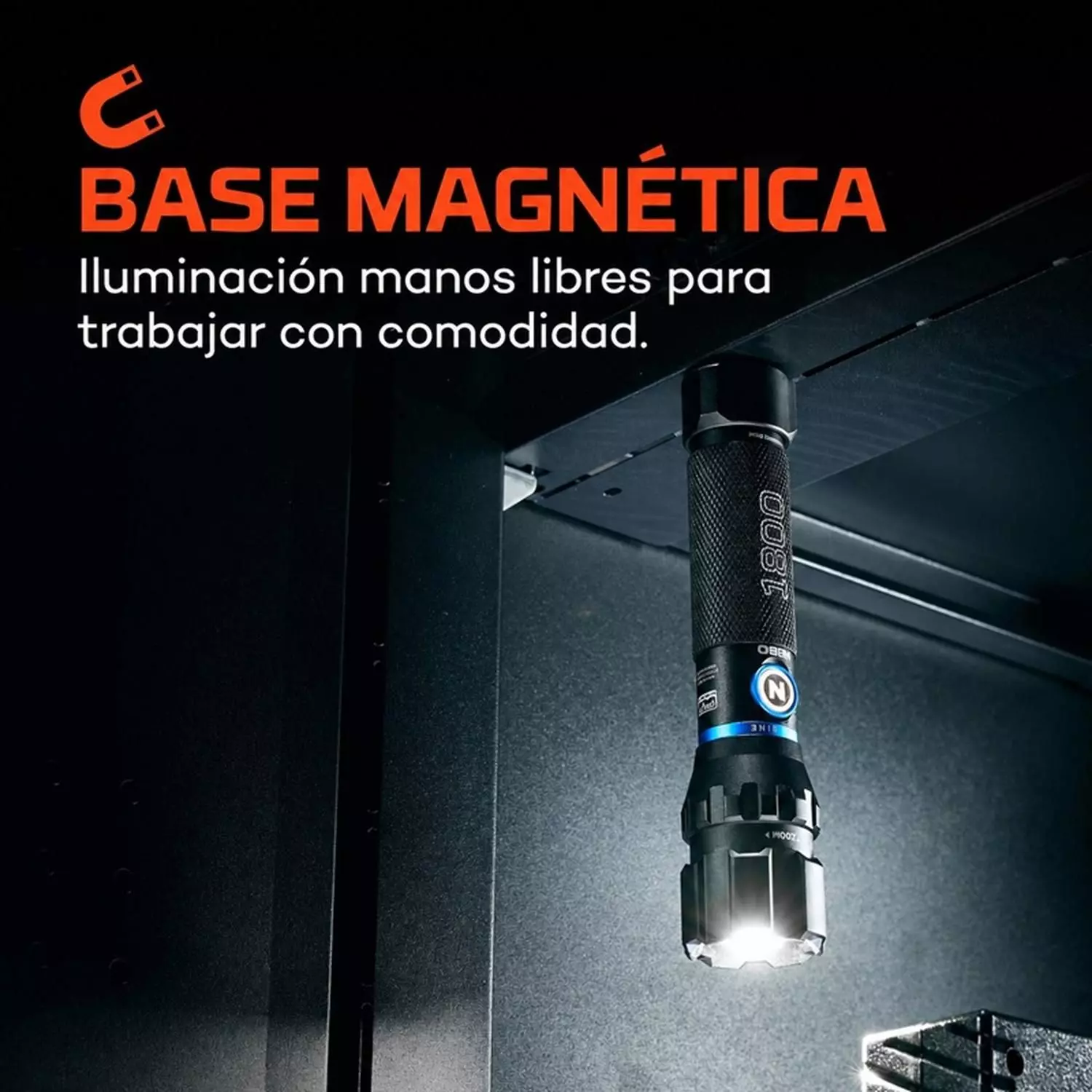 Linterna Recargable NEBO BLUELINE 1800 Lúmenes-5