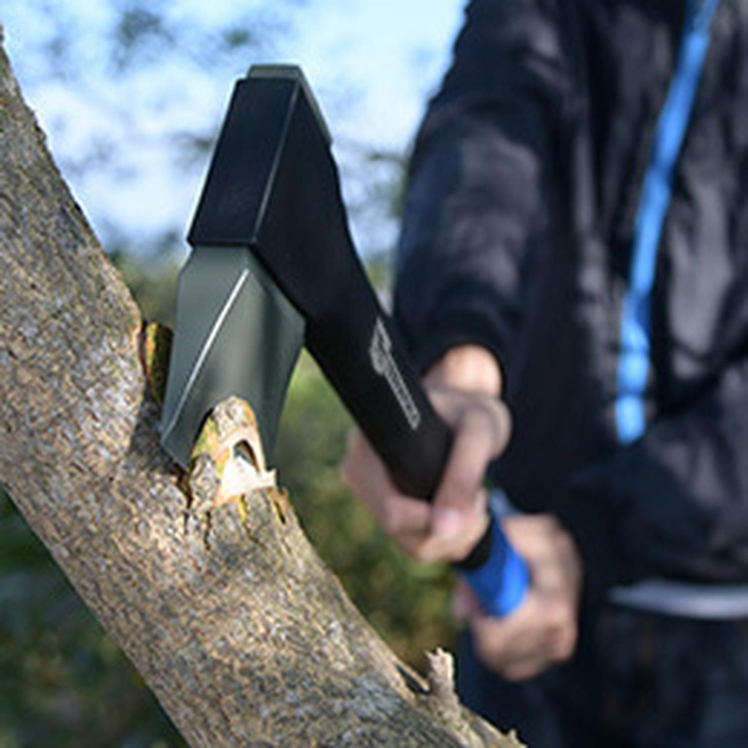 Hacha de Mano TerraTools 36cm antideslizante con hoja resistente-3