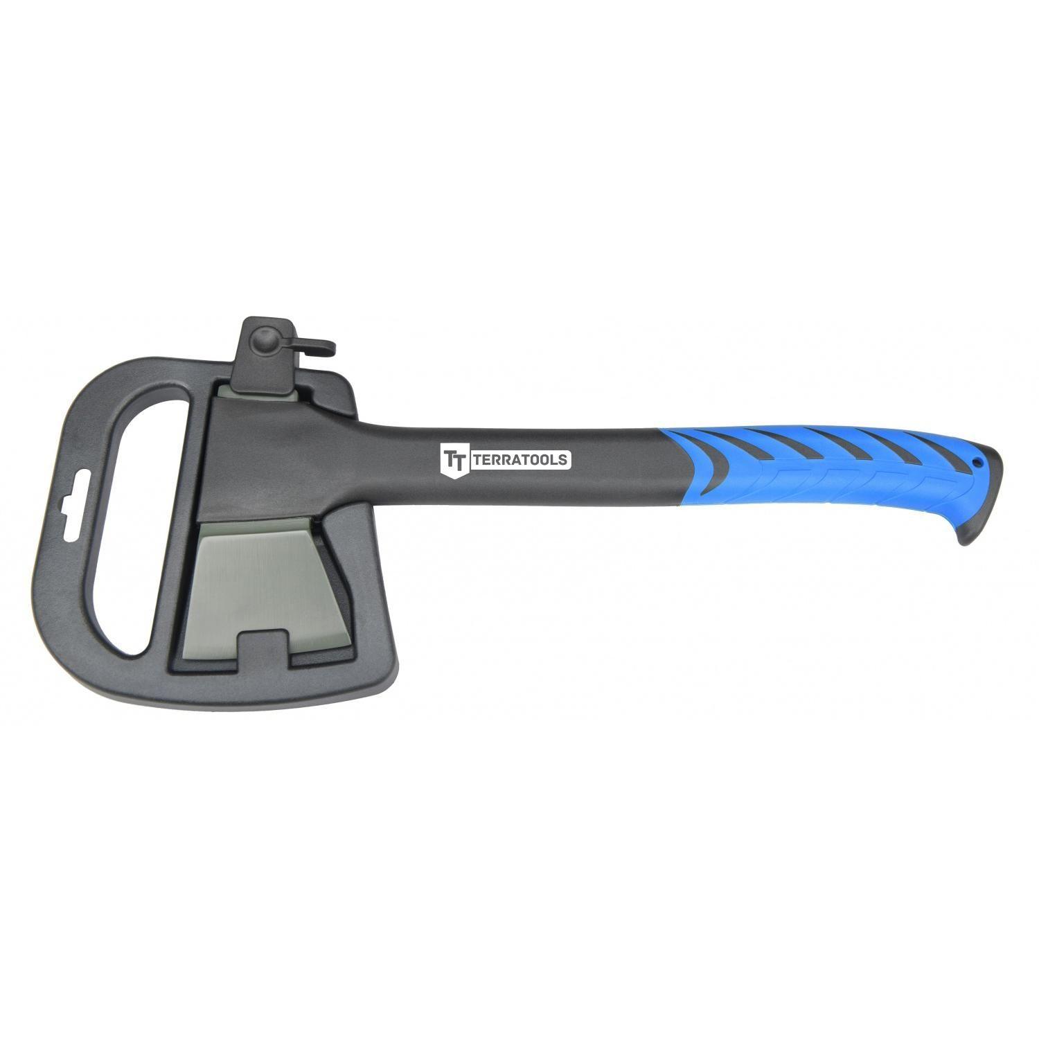 Hacha de Mano TerraTools 36cm antideslizante con hoja resistente-5