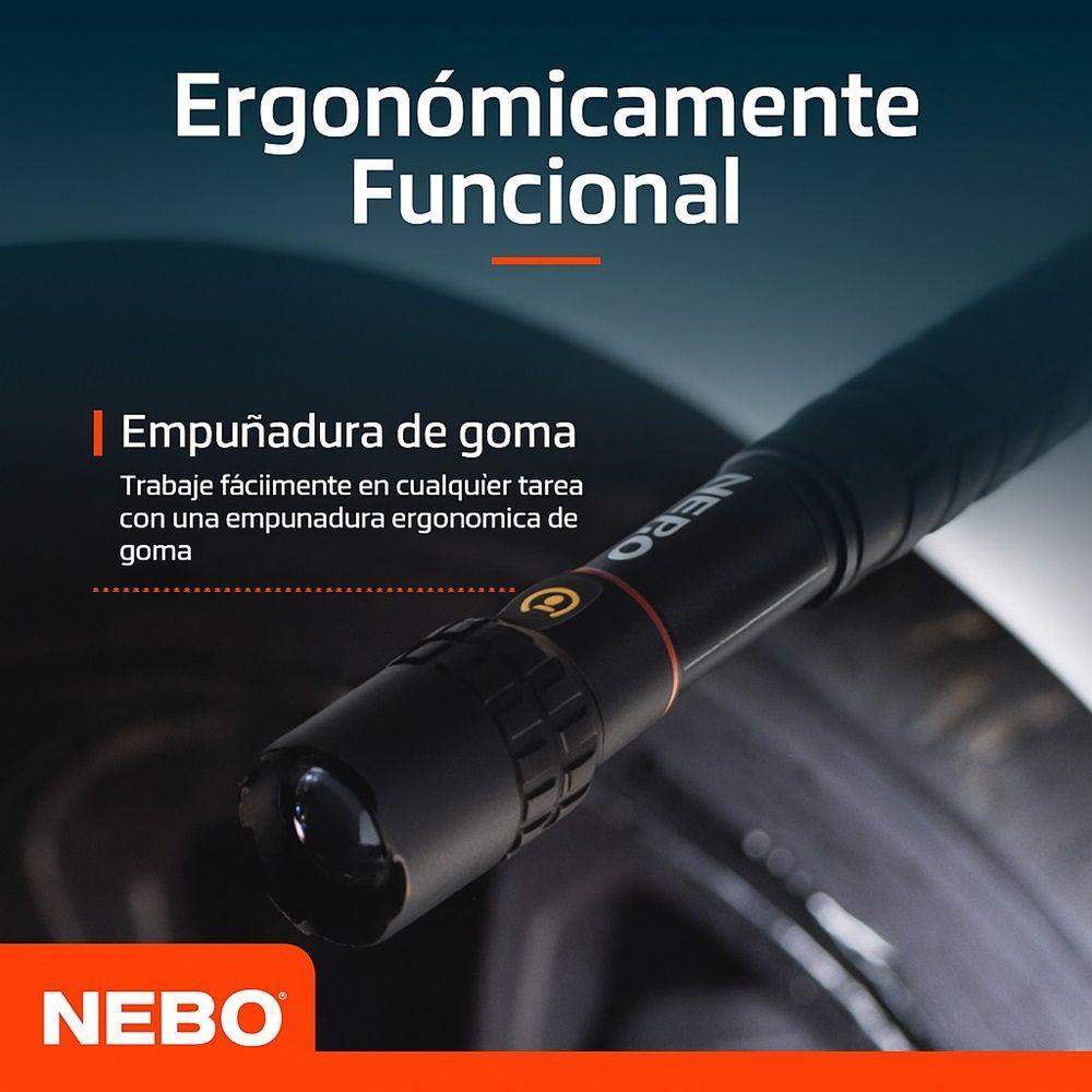 Linterna de mano Recargable NEBO Slyde King 2K 2000 Lúmenes-6