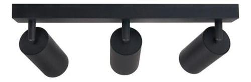 Aplique Negro Want 3 Focos Dirigibles Led Gu10 Techo/pared-3