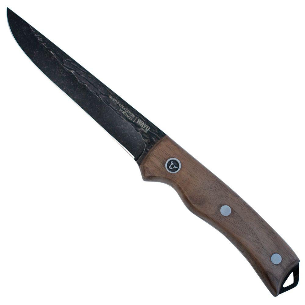 Cuchillo Utility Con Funda Rustic Collection Wayu-2