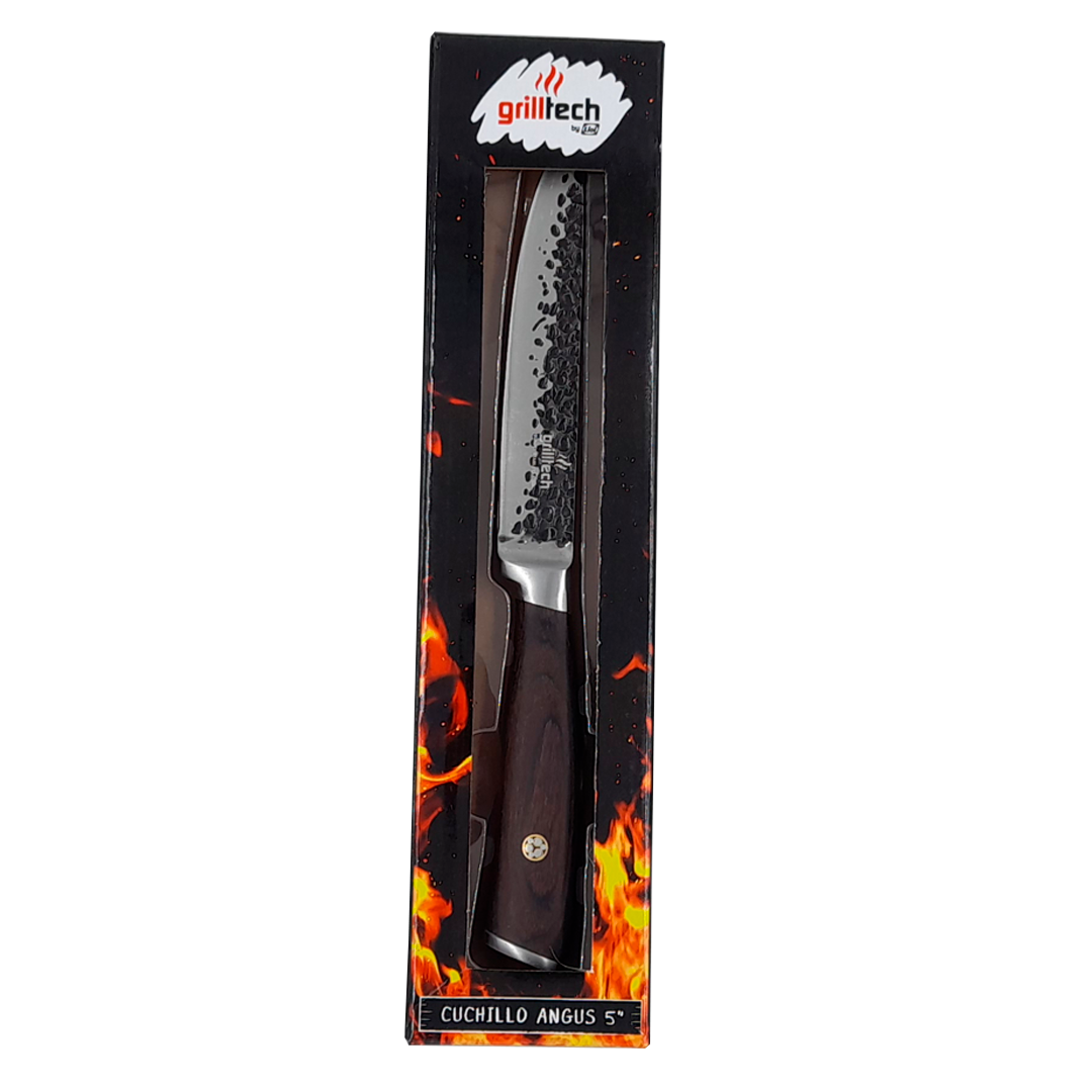 Cuchillo Multiuso De Parilla Cocina Grilltech Tipo Hammer Color Marrón-2