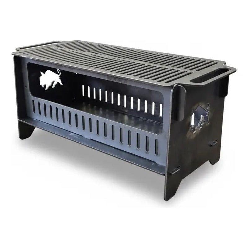 Parrilla Sobremesa A Carbón 20x30cm Brasero Carne Asada-2