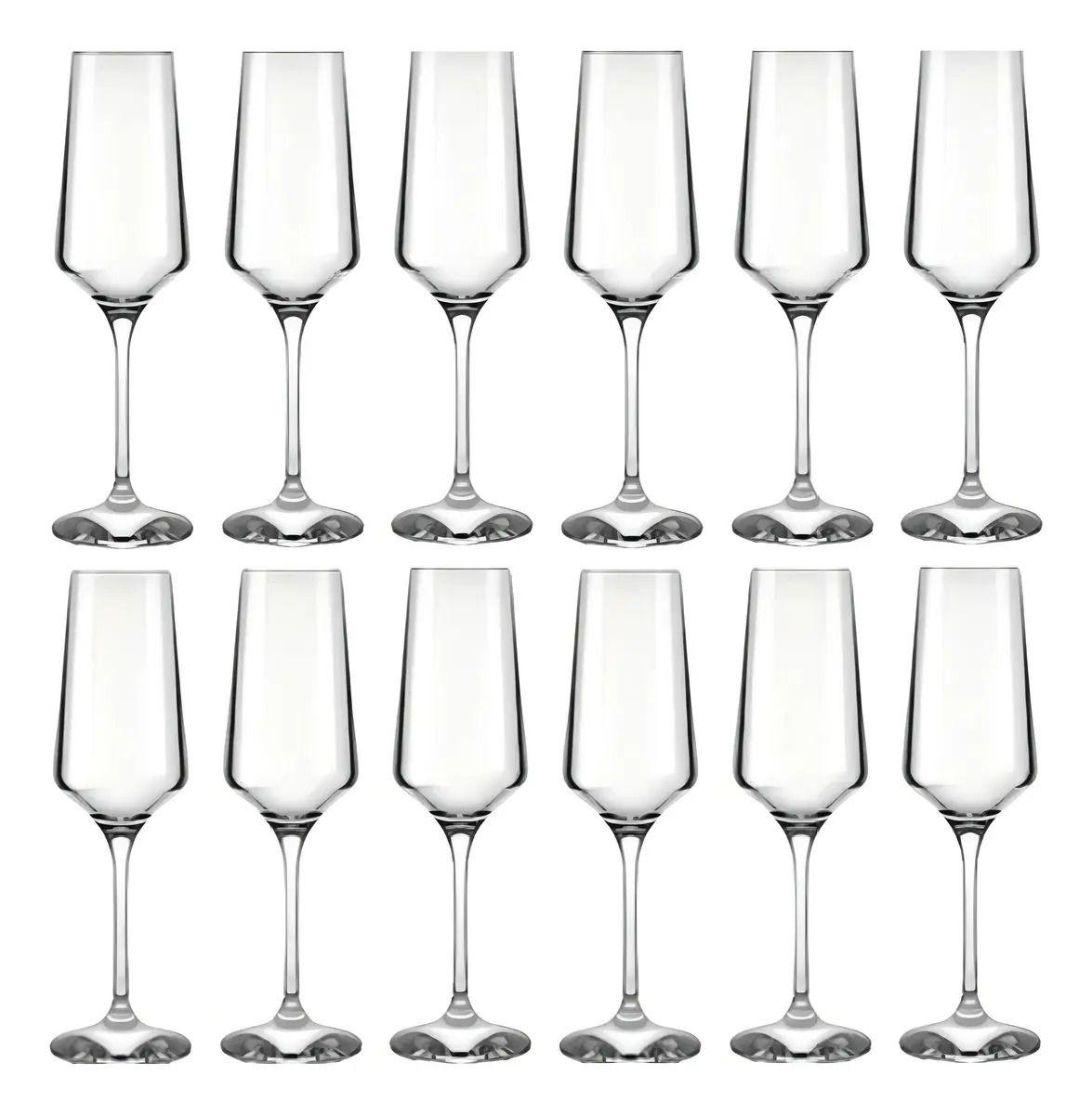 12 Copas 225ml Champagne Brunello Premium Nadir-0