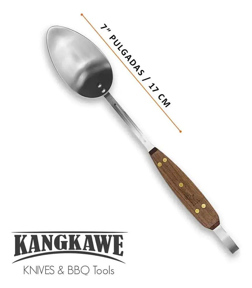 Cuchara Parrillera Pro Kangkawe Asado Premium Marrón-1