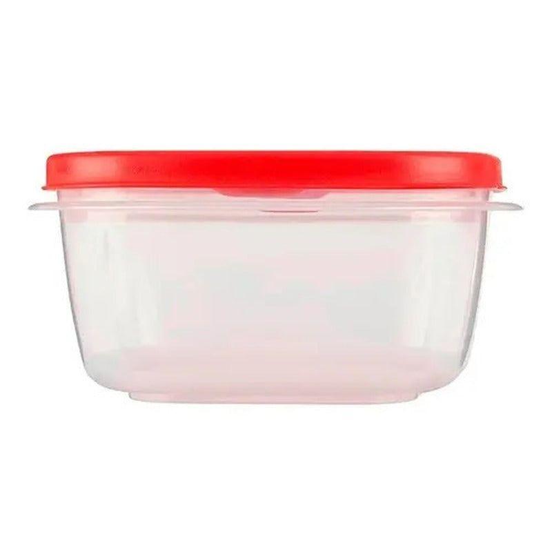 Lonchera Porta Comidas Rubbermaid Envase Easy Find 1.2 Lt Color Blanco-0