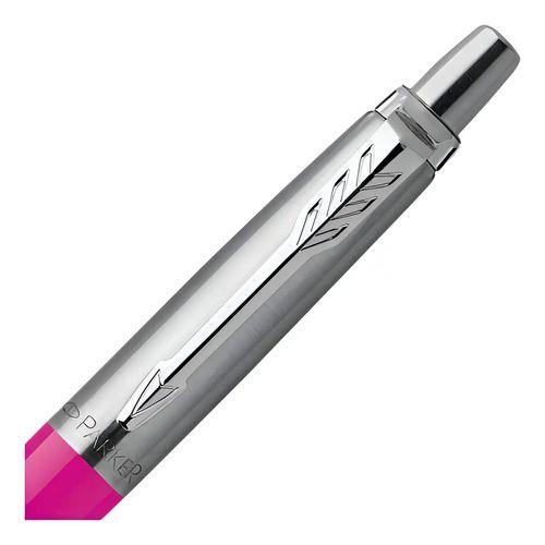 Bolígrafo Parker Jotter Tinta Negra Con Barril Rosa Tinta Negro-2